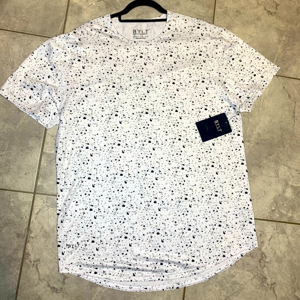 NWT B.Y.L.T Basics Drop cut Short sleeve performance Men’s shirt size xl - Picture 6 of 9